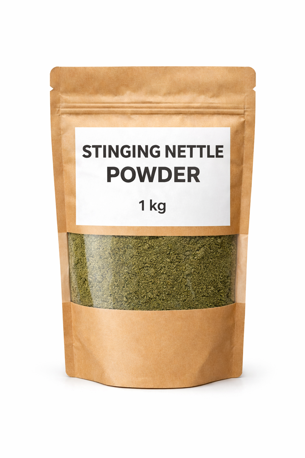 stinging nettle powder rich in iron, calcium and vitamins A, C and K